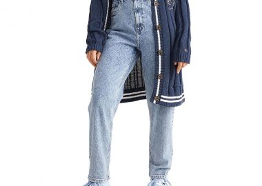 TOMMY JEANS ULTRA HIGH RISE TAPERED MOM FIT L.30 JEANS WOMEN - TOMMY HILFIGER - 